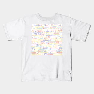 Colorful Abstract Seamless Pattern Kids T-Shirt